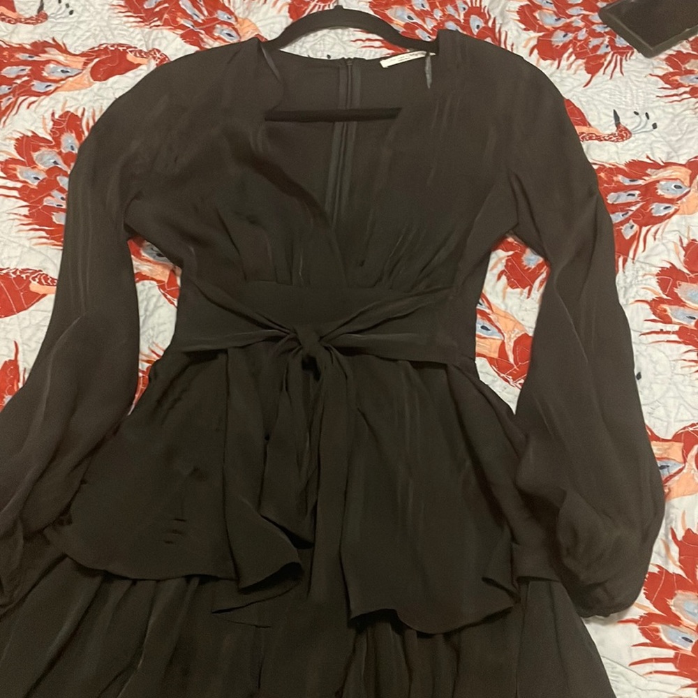 black boutique dress